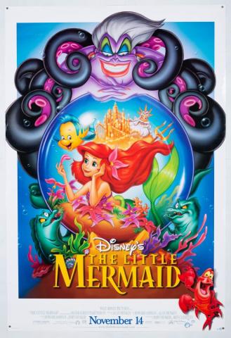 The Little Mermaid 1997 Re-release Poster - ID: oct22123 Walt Disney
