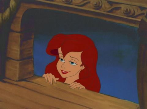 The Little Mermaid Ariel Falling in Love Production Cel (1989) - ID: oct22132 Walt Disney