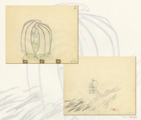 Fantasia Night on Bald Mountain Chernabog Production Drawing  - ID: septfantasia20293 Walt Disney