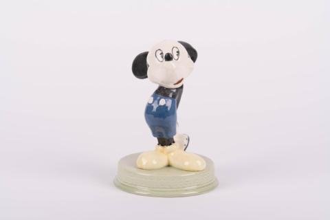 1940s Mickey Mouse Lamp Base by Evan K. Shaw Pottery - ID: shaw00086mick Disneyana