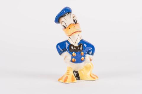 1950s Donald Duck Ceramic Figurine by Shaw Pottery - ID: unk00082don Disneyana