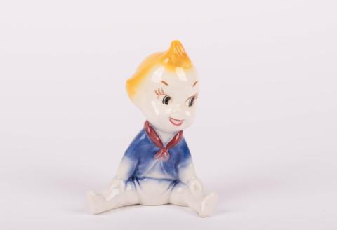 1941 The Reluctant Dragon Baby Weems Ceramic Figurine by Vernon Kilns - ID: vernon00004wee Disneyana