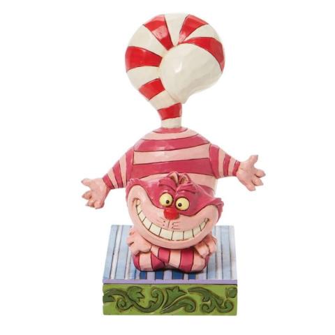 Cheshire Cat “Candy Cane Cheer” Figurine (2021) - ID: 028399294855 Disneyana