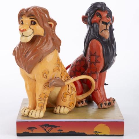 Simba and Scar “Proud and Petulant” Figurine (2022) - ID: 028399302635 Disneyana