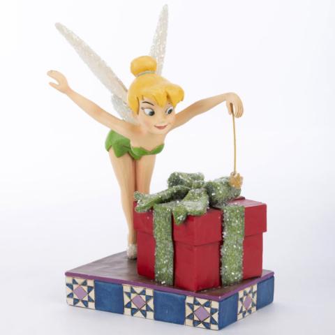 Tinker Bell “Pixie Dusted Present” Figurine (2016) - ID: 045544848855 Disneyana