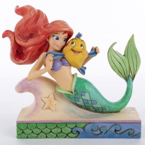 Ariel and Flounder “Fun and Friends” Figurine (2016) - ID: 045544878883 Disneyana