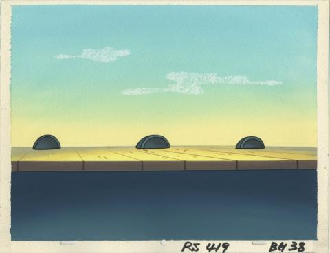 Ren and Stimpy Reverend Jack Production Background (1995) - ID: aug22495 Nickelodeon