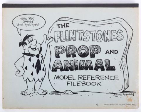 The Flintstones Prop and Animal Model Reference Filebook (1980s) - ID: jan24091 Hanna Barbera