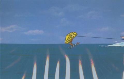 Jonny Quest “Pursuit of the Po-Ho” Hadji Production Cel (1964) - ID: mar23388 Hanna Barbera