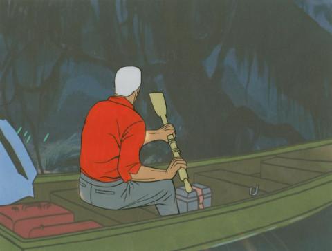 Jonny Quest “Pursuit of the Po-Ho” Race Bannon Production Cel (1964) - ID: mar23391 Hanna Barbera