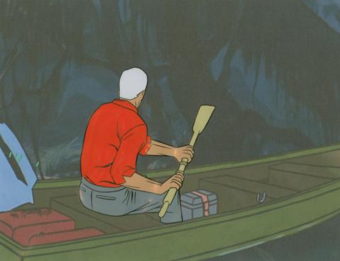 Jonny Quest “Pursuit of the Po-Ho” Race Bannon Production Cel (1964) - ID: mar23392 Hanna Barbera