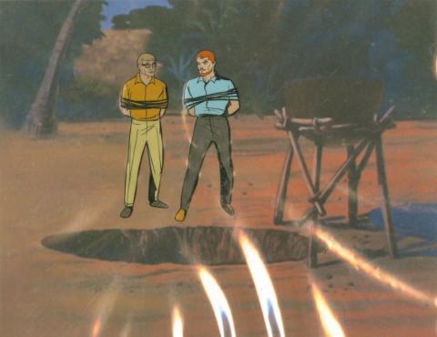 Jonny Quest “Pursuit of the Po-Ho” Dr. Quest Emil Hartman Production Cel (1964) - ID: mar23395 Hanna Barbera