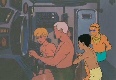 Jonny Quest “Dreadful Doll” Hadji & Korbay Production Cel (1964) - ID: mar23408 Hanna Barbera