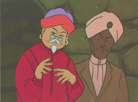 Jonny Quest “Riddle of the Gold” Maharajah of Jahilipur Production Cel (1964) - ID: mar23411 Hanna Barbera