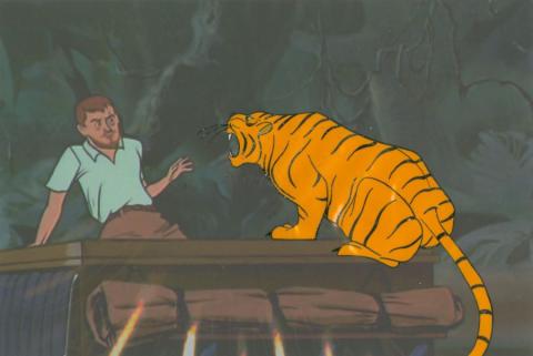 Jonny Quest “Riddle of the Gold” Tiger Production Cel (1964) - ID: mar23415 Hanna Barbera