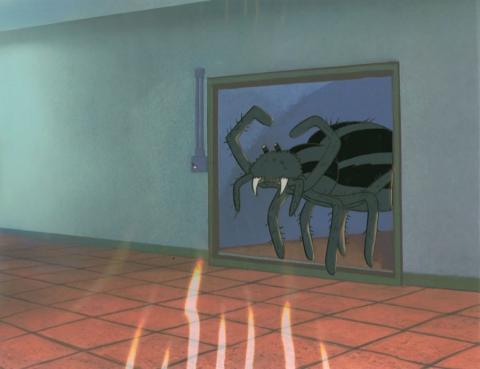 Jonny Quest “Terror Island” Giant Spider Production Cel (1965) - ID: mar23423 Hanna Barbera