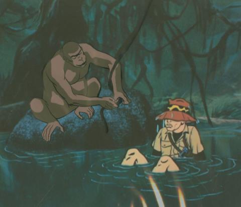 Jonny Quest “Attack of the Tree” People Gorilla Production Cel (1965) - ID: mar23445 Hanna Barbera