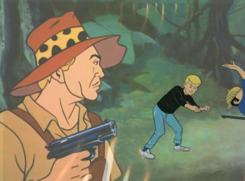 Jonny Quest “Attack of the Tree People” Jonny Poacher Production Cel (1965) - ID: mar23446 Hanna Barbera