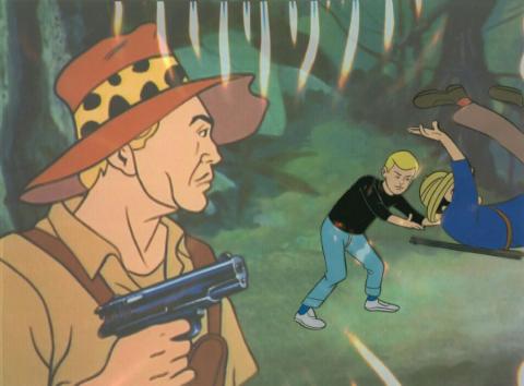 Jonny Quest “Attack of the Tree People” Jonny Poacher Production Cel (1965) - ID: mar23447 Hanna Barbera