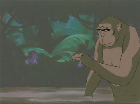 Jonny Quest “Attack of the Tree People” Gorilla Production Cel (1965) - ID: mar23451 Hanna Barbera