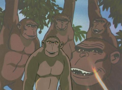 Jonny Quest “Attack of the Tree People” Gorilla Production Cel (1965) - ID: mar23453 Hanna Barbera
