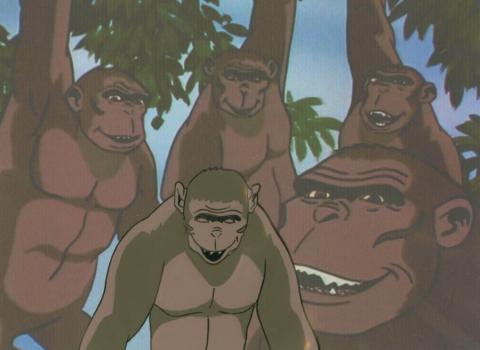 Jonny Quest “Attack of the Tree People” Gorilla Production Cel  (1965) - ID: mar23455 Hanna Barbera