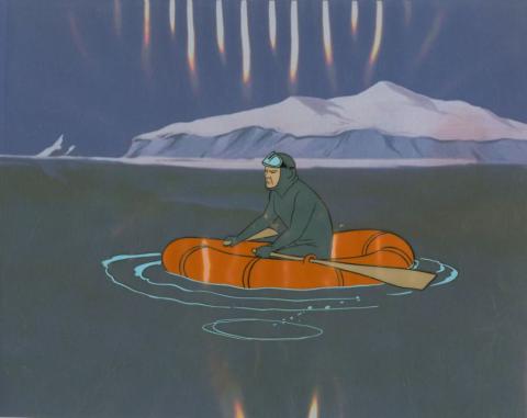 Jonny Quest “Arctic Splashdown” Henchman Production Cel (1964) - ID: mar23457 Hanna Barbera