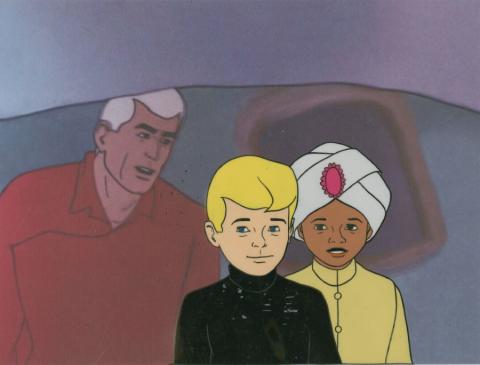 Jonny Quest “Pirates from Below” Jonny and Hadji Production Cel (1965) - ID: mar23466 Hanna Barbera