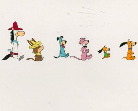 “Yogi's Ark Lark” Multi Character Production Cel (1972) - ID: may23286 Hanna Barbera