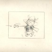 The Ruff and Reddy Show Layout Drawing - ID:0101ruff01 Hanna Barbera