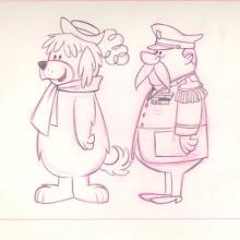 Touche Turtle Layout Drawing - ID:0114turt06 Hanna Barbera