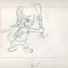 Punkin Puss Layout Drawing - ID:0121pun01 Hanna Barbera