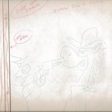 The Quick Draw McGraw Show Layout Drawing and Production Drawing - ID:01quick02 Hanna Barbera
