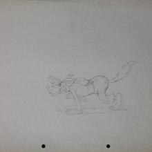 The Big Bad Wolf Production Drawing - ID:marlittlepigs2646 Walt Disney