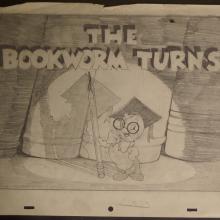 The Bookworm Turns Layout Drawing - ID: augmgm011 MGM