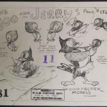 The Egg and Jerry Model Sheet - ID: augmgm053 MGM