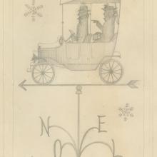 T. Hee Original Christmas Card Design - ID:decholidays6763 Walt Disney