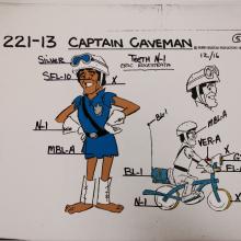 Captain Caveman Model Cel - ID: jancaveman2592 Hanna Barbera