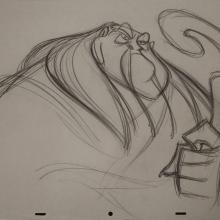 Mulan Rough Development Drawing - ID: janmulan2476 Walt Disney