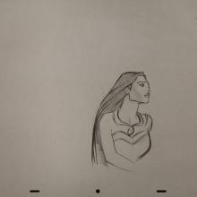 Pocahontas Production Drawing - ID: janpocahontas2466 Walt Disney