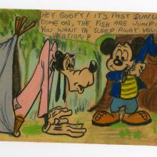 Original Mickey Mouse Book Pastel Panel - ID:julymickeybook7075 Walt Disney