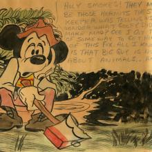 Original Mickey Mouse Book Pastel Panel - ID:julymickeybook7108 Walt Disney