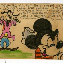 Original Mickey Mouse Book Pastel Panel - ID:julymickeybook7142 Walt Disney