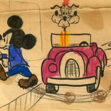 Original Mickey Mouse Book Pastel Panel - ID:julymickeybook7144 Walt Disney