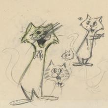 Top Cat Development Drawing - ID:julytopcats0580 Hanna Barbera