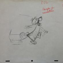 Snagglepuss Layout Drawing - ID: junsnagglepuss9196 Hanna Barbera