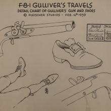 Gulliver's Travels Photostat Model Sheet - ID:margulliver6020 Fleischer