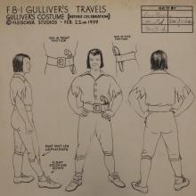Gulliver's Travels Photostat Model Sheet - ID:margulliver6038 Fleischer