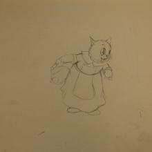 The Robber Kitten Production Drawing - ID:marrobber6126 Walt Disney