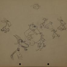 The Whoopee Party Production Drawing - ID: maydisney6766 Walt Disney